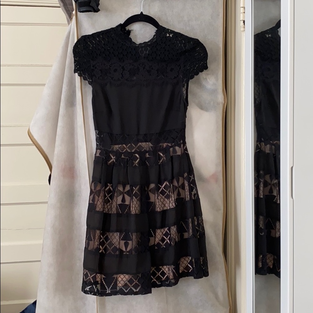 Black cocktail dress